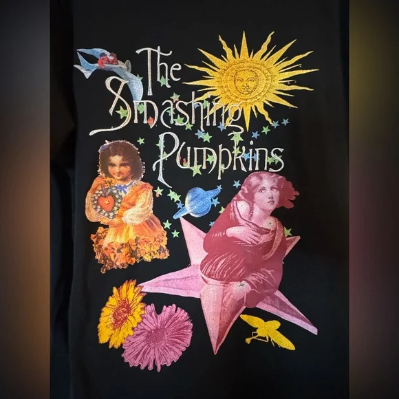 Smashing Pumpkins‎ Mellon Collie and the Infinite Sadness Embroidered T Shirt L - Picture 4 of 13